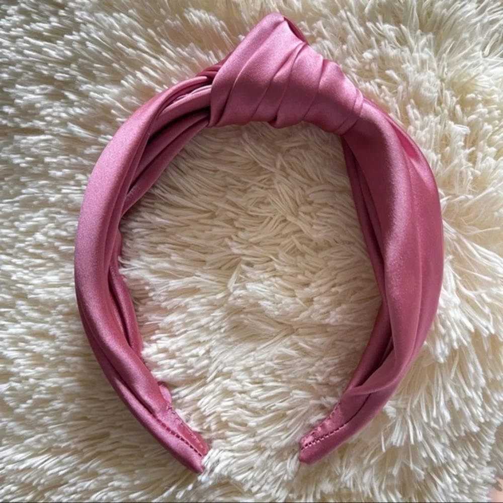 J.Crew Knot headband in satin